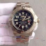 Perfect Replica Breitling Avenger Stainless Steel 45mm Watch Arabic Markers